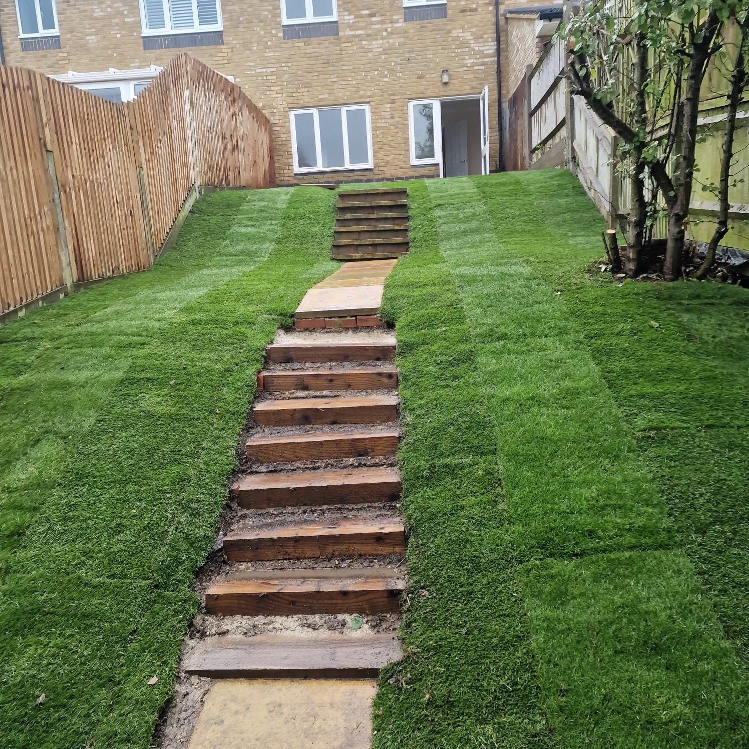 Complete outdoor space transformation project